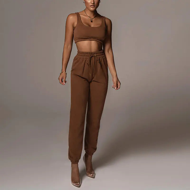 ETHEREAL Crop Top and Pants Set