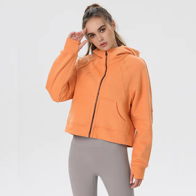 ETHEREAL Hooded Fleece Yoga Jacket