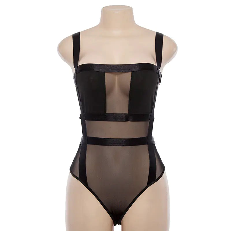 ETHEREAL Backless Jumpsuit with Mesh