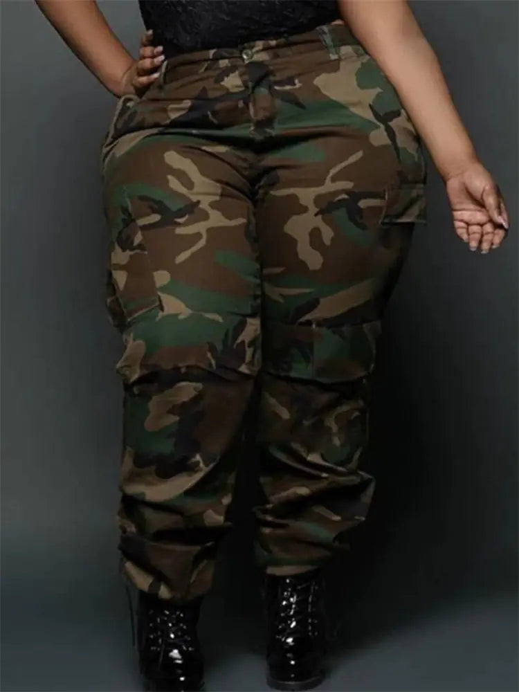 ETHEREAL Camouflage Cargo Jogging Trousers