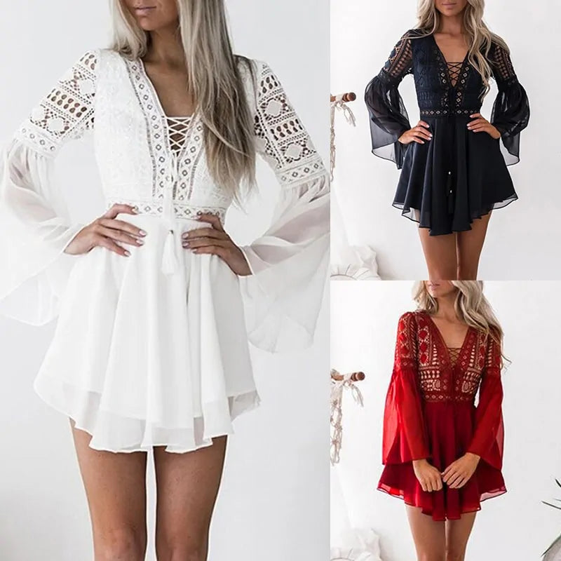 ETHEREAL Hollowed Dresses