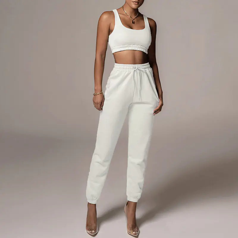 ETHEREAL Crop Top and Pants Set