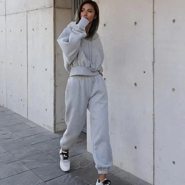 ETHEREAL Warm Hoodie and Pants Set