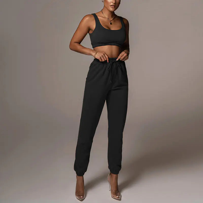 ETHEREAL Crop Top and Pants Set