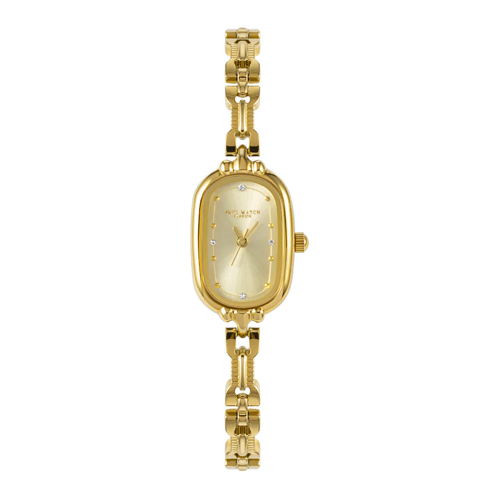ETHEREAL Oval Gold Quartz Watch