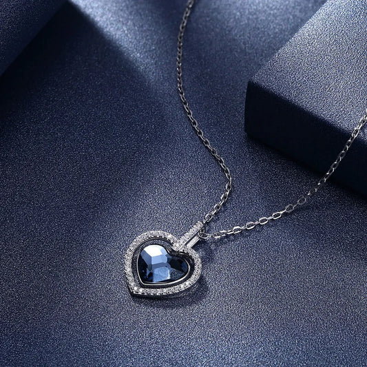 ETHEREAL Crystal Diamond Heart Necklace