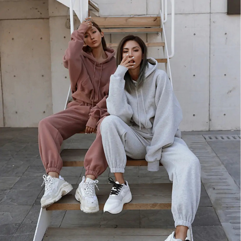 ETHEREAL Warm Hoodie and Pants Set