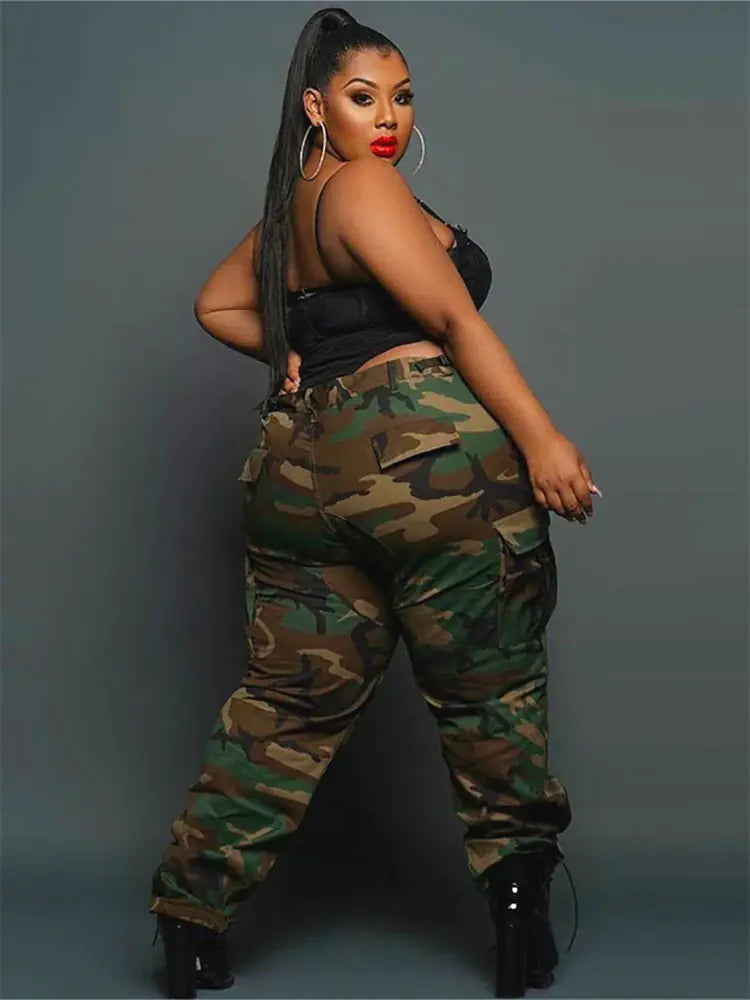ETHEREAL Camouflage Cargo Jogging Trousers